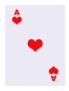 Ace of Hearts playing card