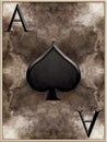 Ace of Spades Card Illustration