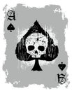 Ace of spades Royalty Free Stock Photo