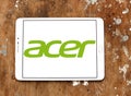 Acer logo Royalty Free Stock Photo