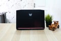 Acer predator gaming laptop, laptop for gamers Royalty Free Stock Photo