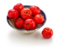 Acerola fruit, barbados cherry