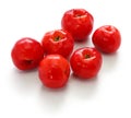Acerola fruit, barbados cherry Royalty Free Stock Photo
