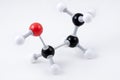 Acetone Molecule Structure (C3H6O) Royalty Free Stock Photo