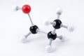 Acetone Molecule Structure (C3H6O) Royalty Free Stock Photo