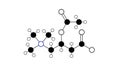 acetylcarnitine molecule, structural chemical formula, ball-and-stick model, isolated image acetyl-l-carnitine