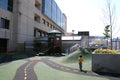 ACH Outdoor Patient Play Area Royalty Free Stock Photo