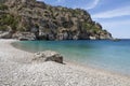 Achata beach on Karpathos island, Greece Royalty Free Stock Photo