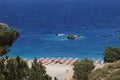 Achata beach, Karpathos island, Greece Royalty Free Stock Photo