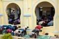 Acheh Mosque with Muslim praying.