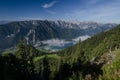 Achen lake with morning mist above, The Brandenberg Alps, Austria, Europe