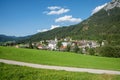 Achenkirch village, tourist destination and spa town, tirolean landscape