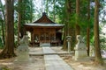 Achi shrine in Achi village, Nagano, Japan Royalty Free Stock Photo