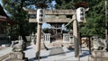 Achi shrine landscape. Royalty Free Stock Photo