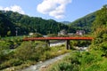 Achi village in Nagano, Japan Royalty Free Stock Photo