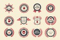 Achievement Badges Royalty Free Stock Photo