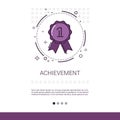 Achievement Medal Appreciations Business Evaluation Icon