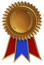 Achievement medal with ribbon