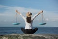 Achieving balance person enjoys leisure pursuits without neglecting work duties Royalty Free Stock Photo