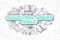 Achieving Career Goals - Business Concept.