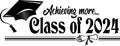 Achieving More Class of 2024 Black and White
