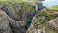 Cliffs on Achill Island on IrelandÃ¢â¬â¢s Wild Atlantic Way Royalty Free Stock Photo