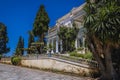 Achilleion palace also called Sisi Palace on Corfu Island, Greece Royalty Free Stock Photo