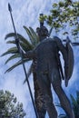 Huge Statue of Achilles in Garden the Achilleion Palace on the island of Corfu Greece built by Empress Elizabeth of Austria Sissi
