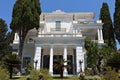 Achilleion palace at Corfu island Royalty Free Stock Photo