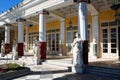 Achilleion palace in Corfu Island, Greece, built by Empress of Austria Elisabeth of Bavaria, also known as Sisi