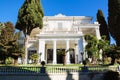 Achilleion palace in Corfu Island, Greece, built by Empress of Austria Elisabeth of Bavaria, also known as Sisi Royalty Free Stock Photo