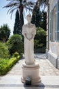 Achilleion Palace - Statue Of The Empress Sisi. Corfu Island, Gr