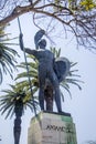 Achilleion statue at Corfu, Greece Royalty Free Stock Photo