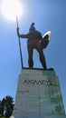 Achilles as guardian of the Achilleion palace for the Empress Elisabeth of Austria Sisi in CorfuKerkyra island