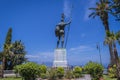 Achilles statue in Achilleion palace also called Sisi Palace on Corfu Island, Greece