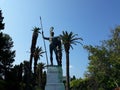 Achilles statue in Sisis Palace garden