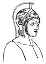 Achilles, vintage illustration Royalty Free Stock Photo