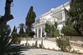 Achillion palace in Corfu Royalty Free Stock Photo