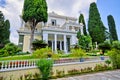 Achillion palace on Corfu island, Greece Royalty Free Stock Photo