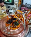 ACHLESHWAR DHAM : SHIVJI MAHARAJ SHVLINGS IN ACHLESHWAR DHAM IN NORTH INDIA, PUNJAB