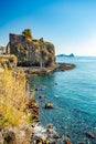 Aci castle near Catania, Italy Royalty Free Stock Photo