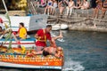 ACI TREZZA, ITALY - JUNE, 24 2014 - San Giovanni traditional parade celebration