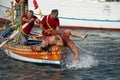 ACI TREZZA, ITALY - JUNE, 24 2014 - San Giovanni traditional parade celebration