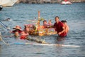 ACI TREZZA, ITALY - JUNE, 24 2014 - San Giovanni traditional parade celebration