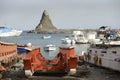 Aci Trezza Sicily Cyclopes Stacks rocks Royalty Free Stock Photo