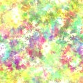 Acid Brights Abstract Fractal Tie Dye Print