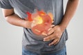 Acid Reflux Disease Symptoms Or Heartburn Royalty Free Stock Photo