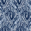 Acid wash blue jean effect texture with decorative stripe line background. Seamless denim textile fashion cloth fabric