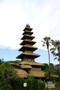 An acient tower in Tokyo Disneyland Royalty Free Stock Photo