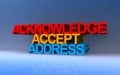 Acknowledge accept address on blue